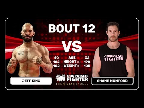 Corporate Fighter 38 - Jeff King v Shane Mumford (Pro Bout)