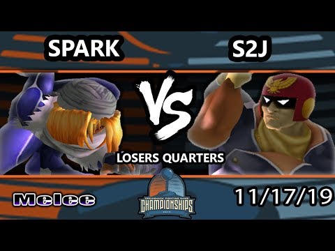 DHATL 2019 SSBM Singles - Spark (Sheik) Vs. HLC | S2J (Captain Falcon) Smash Melee Tournament LQ
