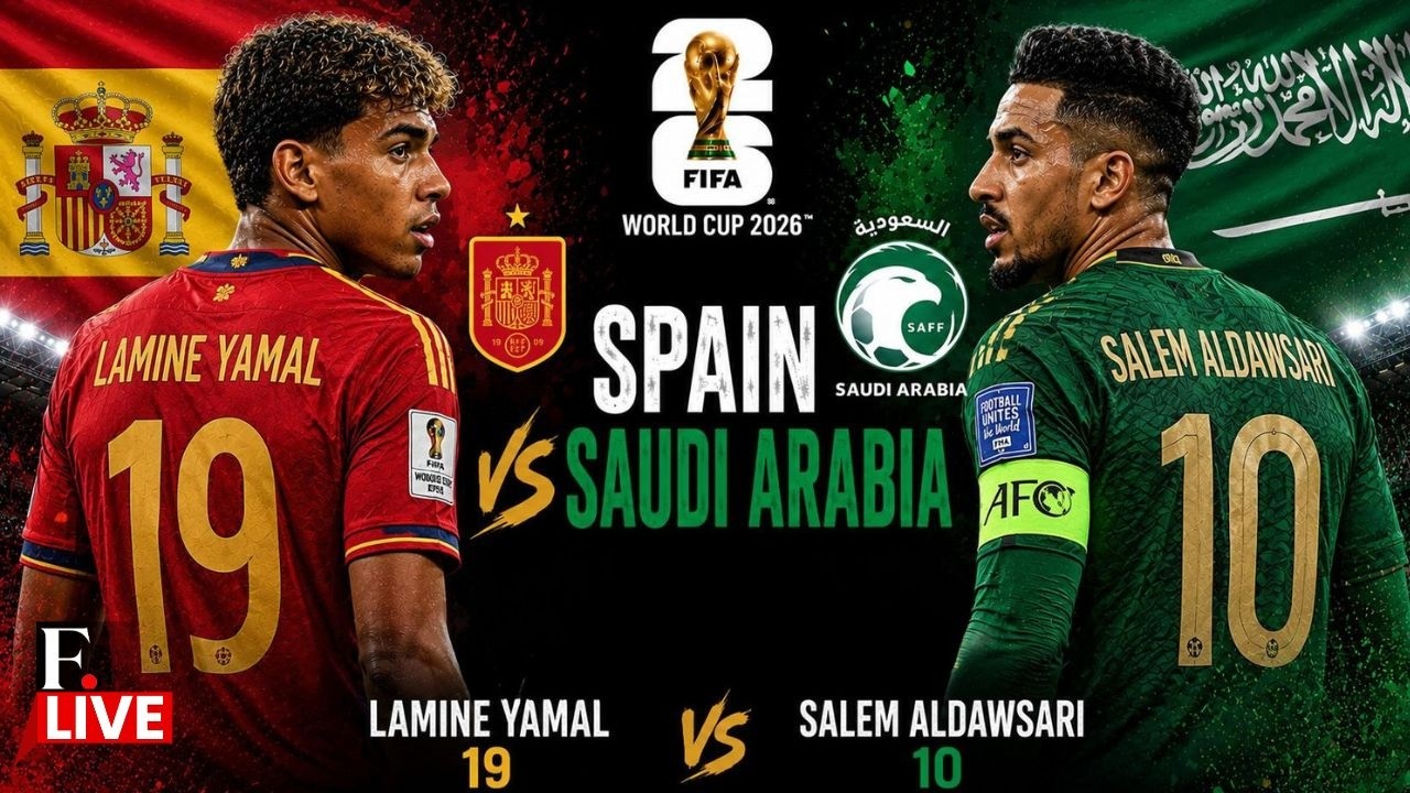 🔴 Spain vs Saudi Arabia LIVE | FIFA World Cup 2026 | Spain Scores Three Goals!