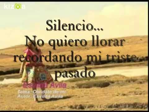 esvilda avila - silencio letra