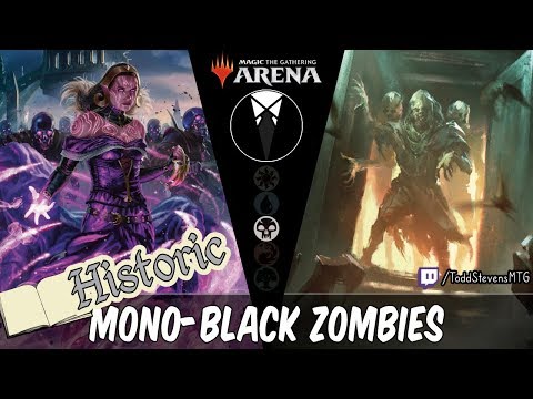 Mono-Black Zombies: First Historic deck with Cryptbreaker!