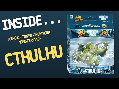 KING OF TOKYO / KING OF NEW YORK Cthulhu Monster Pack | Inside with João Ricardo Ep30