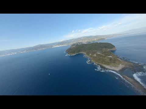 FPV DRONE - Flying over sea　Manazuru, Japan