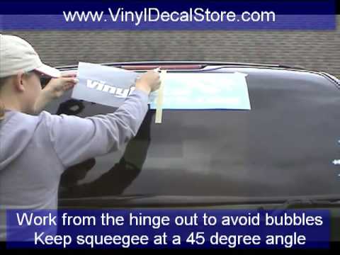 comment appliquer vinyle autocollant