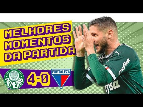 ZÉ RAFAEL BRILHOU! Palmeiras 4 x 0 Fortaleza Melhores Momentos (HD) 28/04/2019