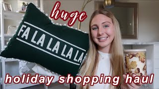 HUGE HOLIDAY DECOR HAUL ft. Bed Bath & Beyond