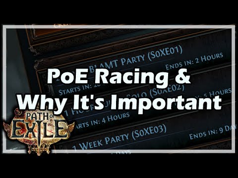 [Path of Exile] PoE Racing & Why It's Important