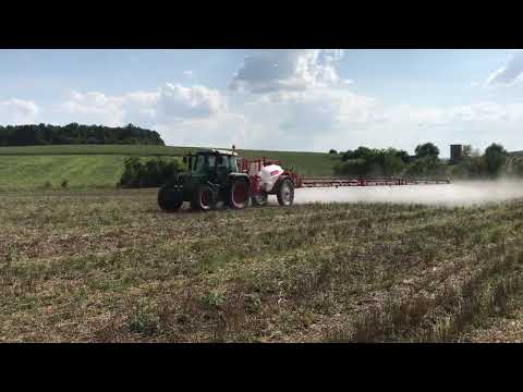 Пръскане с 15 км/час с пръскачка Agromehanika - AGS 2500 EN-HP с 18 м щанга