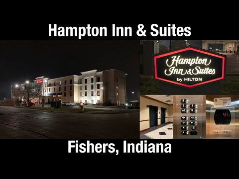 Otis Series 5 Hydraulic Elevators/Lifts - Hampton Inn & Suites - Fishers, Indiana