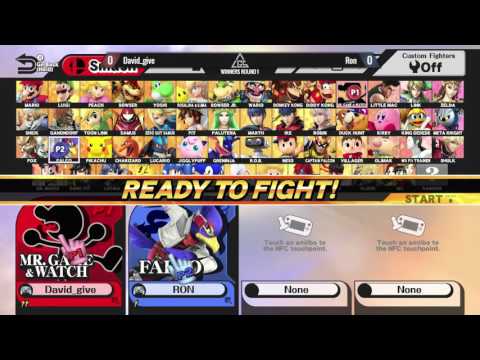 SOT #34 - David_give (GnW) vs Ron (Falco) - SSB4 WR2