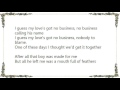 Bonnie Raitt - No Business Lyrics