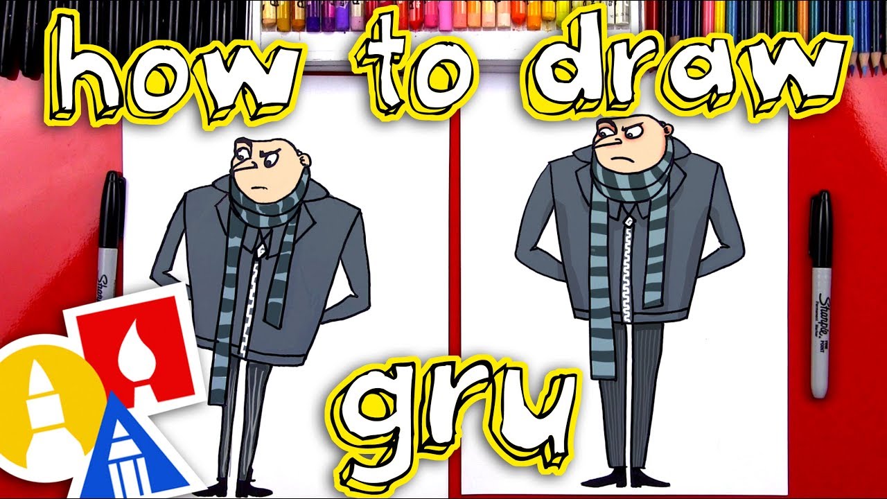 How To Draw Gru From Despicable Me