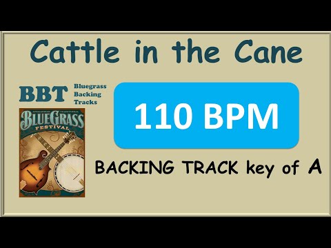 Cattle in the Cane 110 bpm bluegrass backing track