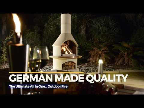 Buschbeck... The Ultimate Outdoor Fire, BBQ & Pizza Oven all rolled into one.