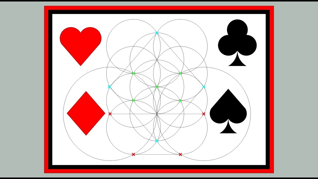 Sacred geometry for playing cards