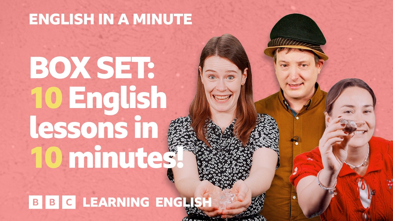 BOX SET: English In A Minute 31 – TEN English lessons in 10 minutes! - YouTube video featuring the word distance