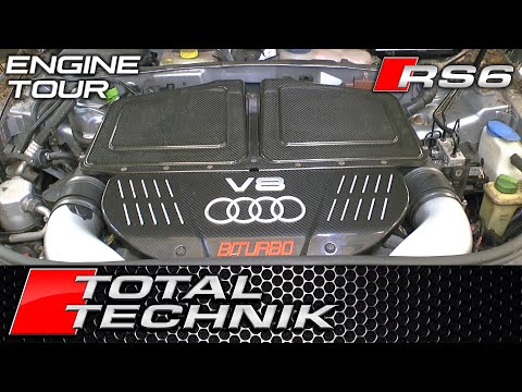 Audi RS6 Engine Bay Guided Tour (Basic Components) - Audi RS6 - C5 - 2002-2005