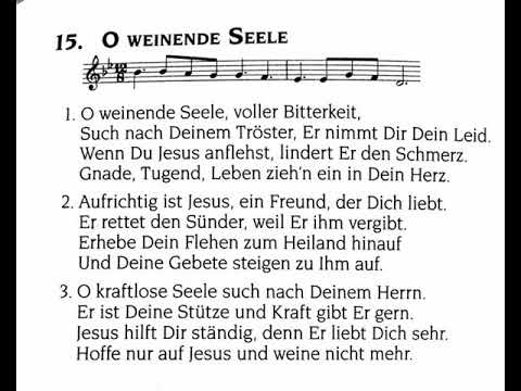 Hino 15 CCB em Alemão- O Weinende Seele