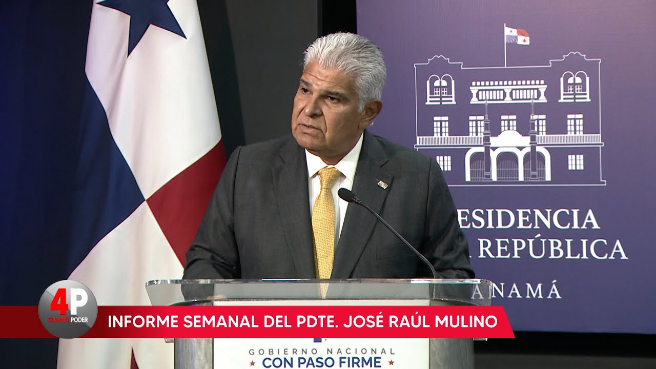 Conferencia de prensa del presidente de Panamá, José Raúl Mulino: 22 de mayo de 2025