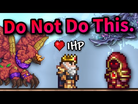 How I Beat Calamity With Only 1 HP...