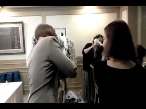 [Twitvid] 111218 Ryeowook has been slapped XD