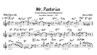 Miles Davis - Mr. Pastorius (transcription)