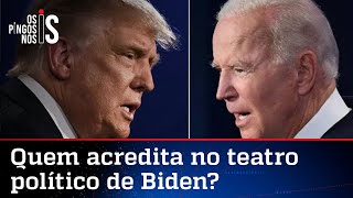 Biden mente sobre protesto do Capitólio para atacar Trump