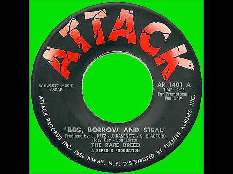 Beg, Borrow And Steal   The RARE BREED Stereo 1966