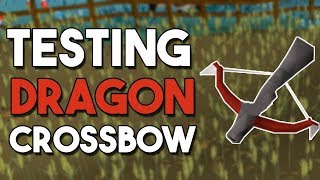 Testing the Brand New Dragon Crossbow (Dragon Slayer 2) How does it Compare to Other Weapons [OSRS]