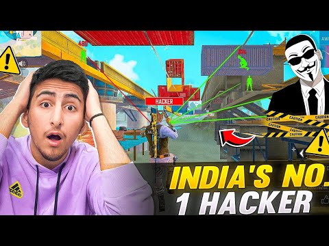 India’s No 1 Hacker🤯🤣1 Vs 6 Hacker Vs Pro Player - Free Fire India