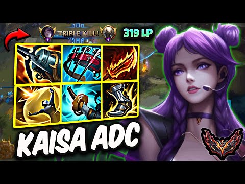 Kaisa vs Jhin ADC ( TripleKill ) Korea Grandmaster 319 LP | Patch 26.1