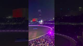 Eden Garden cricket stadium night view 🔥 RCB VS KKR TATA IPL 2023 #shorts