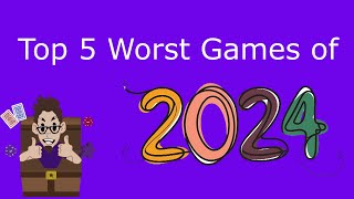 Top 5 Worst Games of 2024