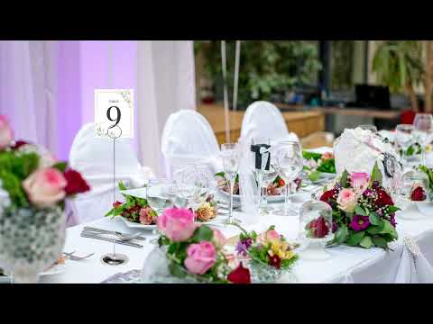 HOHIYA 12 Pack Metal Table Number Holders 12" Tall Place Card Stands for Weddings and Banquets Heavy Duty Restaurant Menu Clips Professional Event Sign Holders Silver video
