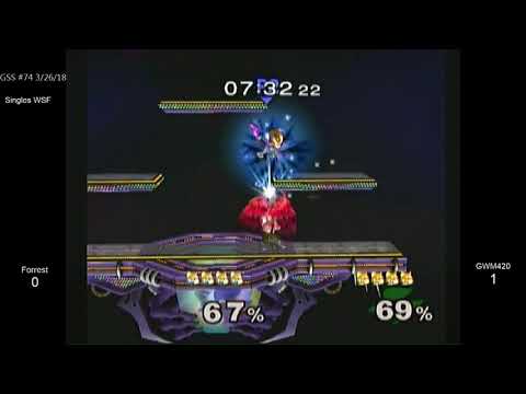 GSS 74 SSBM - Forrest (Blue Fox) vs. GWM420 (Default Fox) - Melee WSF
