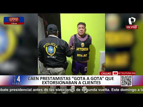 Callao: caen prestamistas 'gota a gota' que extorsionaban a clientes