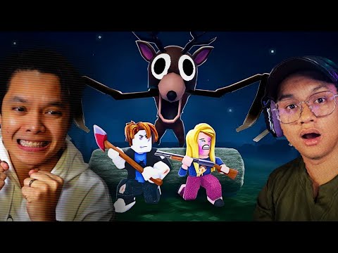 AKU TOLONG AKIF MENANG DALAM GAME 99 NIGHTS IN THE FOREST! (Roblox Malaysia)