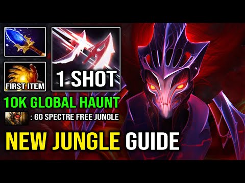 NEW JUNGLE QUEEN 1st Item Midas Crazy Global Haunt Instant Delete with Super Carry Spectre Dota 2