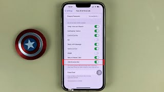 How to enable/disable USB Accessories on iPhone 13 Pro Max ios 15
