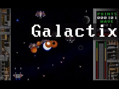 Galactix Gameplay (DOS)