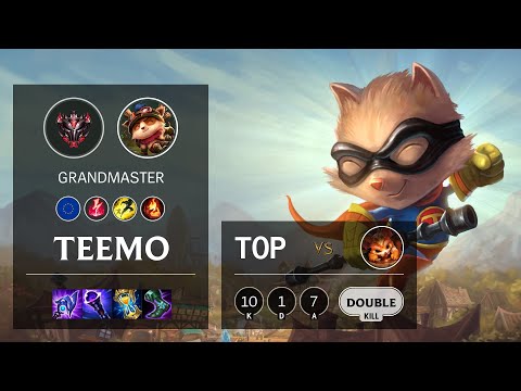 Teemo Top vs Gnar - EUW Grandmaster Patch 11.7