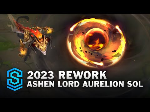 Ashen Lord Aurelion Sol REWORK Skin Spotlight - Pre-Release - PBE Preview - League of Legends