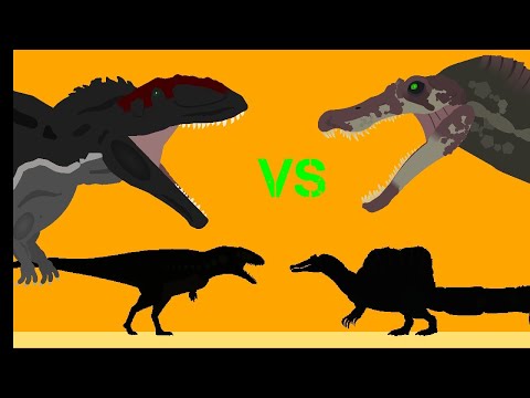 spinosaurus vs carcharodontosaurus