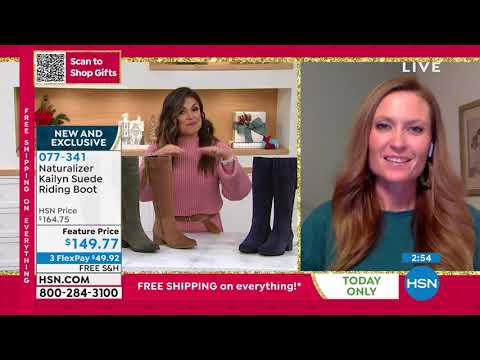 Naturalizer Kailyn Suede Riding Boot