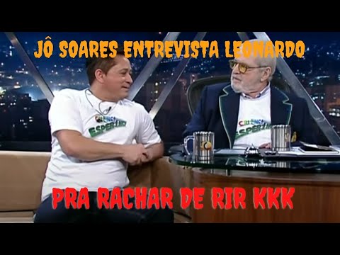 Jô Soares em entrevista muito divertida com Leonardo kkk (Atenção: Veja a descrição do vídeo)