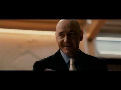 Superman Returns 2006 trailer still — the S-shield emerging as Metropolis glows at night