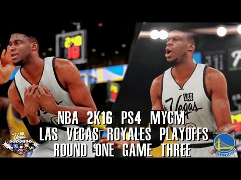 NBA 2K16 PS4 Las Vegas MYGM Playoffs R1G3 - SERIES TOO LITTT!!!