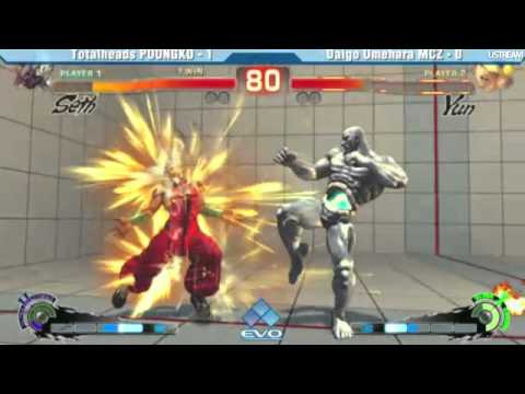 EVO 2011  SSF4 AE: Poongko (Seth) vs. Daigo (Yun) EPIC MATCH