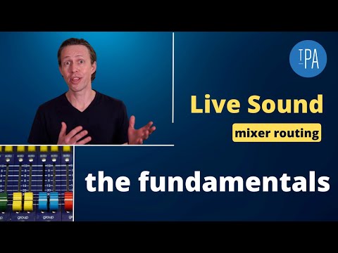Mixer Routing Basics - Getting Audio from Inputs to Outputs