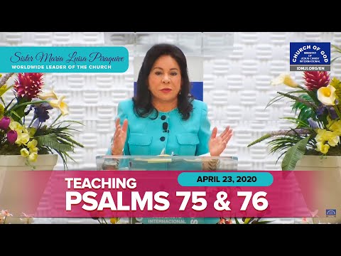 Bible Study: Psalms 75 & 76 at Weston, Florida, USA | Sister Maria Luisa Piraquive – CGMJCI